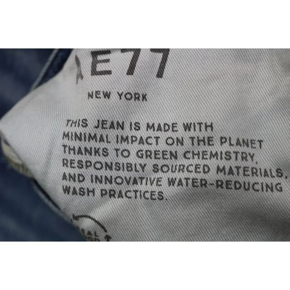 AE77 Stovepipe Jeans-Size 14 Regular-American Eagle-Organic Cotton-Nice - Picture 12 of 12